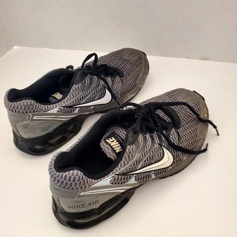 Men's Size 8- Nike Air Max Torch 4 Cool Grey Athletic Sneakers, Black